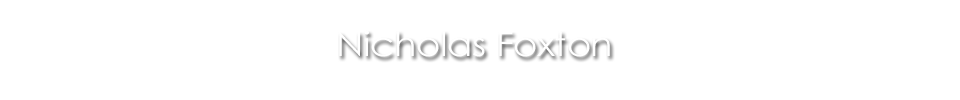 Nicholas Foxton: Writing and Photography